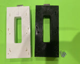 HOA APPROVED NO SCREW HOLES MOUNT for Ring Video Doorbell, Battery Doorbell Pro and Plus, Original,Ring 2, Ring 2nd gen, Ring 2020, Ring 4, Ring 3, Ring 3 PLUSStandard Vinyl Siding