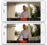 HOA APPROVED NO SCREW HOLES MOUNT for Ring Video Doorbell, Battery Doorbell Pro and Plus, Original,Ring 2, Ring 2nd gen, Ring 2020, Ring 4, Ring 3, Ring 3 PLUSStandard Vinyl Siding