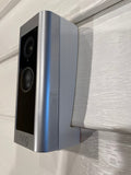 HOA-GENEHMIGTE HALTERUNG OHNE SCHRAUBENLÖCHER für Ring Wired PRO (1 und 2) und PLUS Türklingeln auf Standard-Vinylverkleidung