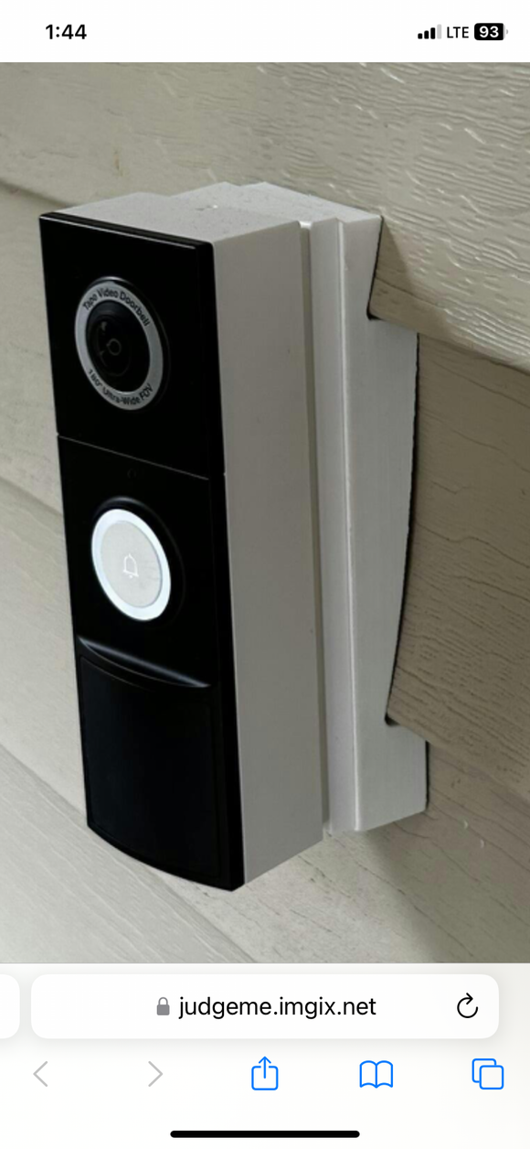 Tp-link Tapo D225 Video Doorbell Mount for Vinyl, Hardi board, Aluminum, Cedar [Choose Siding] [5 colors]