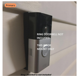 Ring Video Doorbell , Battery Doorbell pro and plus , 4, 3, 3 PLUS, 2nd Gen,2020, SPECIALTY MOUNT for 5” Standard Vinyl Siding [5 colors]