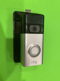 HOA-geprüft, KEINE LÖCHER, kein Bohren, Solarladegerät-Halterung für 4" Vinyl 3, Video Doorbell 3 Plus, 4 und Battery Doorbell Plus, Ring 2, Ring Original, nur für Vinyl-Verkleidungen