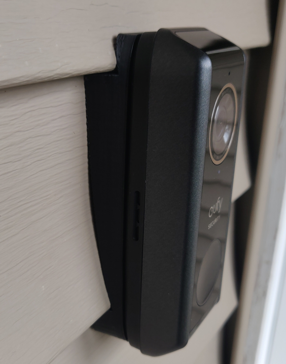 Eufy DUAL 2k Doorbell Wired or Battery version Mount fits Vinyl, Hardi board, Aluminum, Cedar [Choose Siding] [5 colors]
