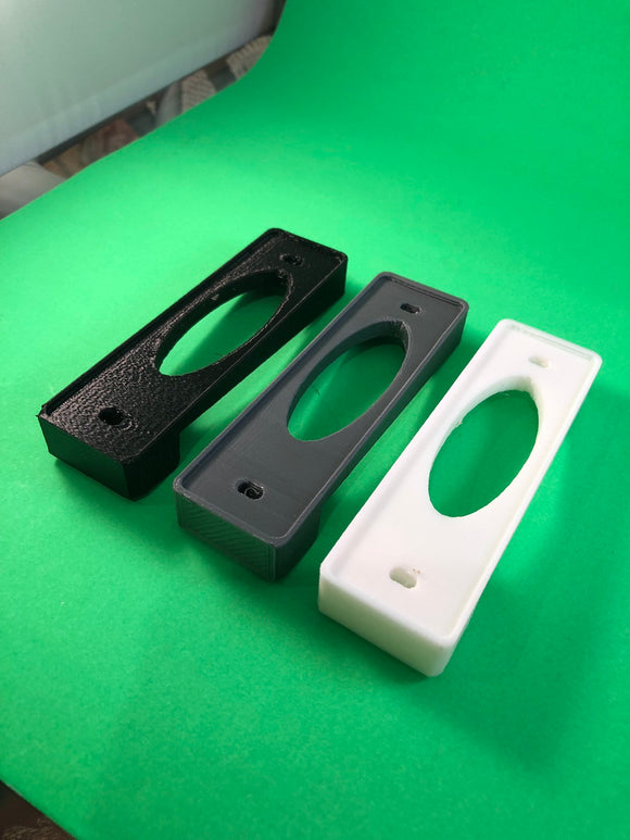 Skybell-Zierleiste und schmale Türklingelhalterung für Vinyl, Hardi-Platten, Aluminium, Zeder [Verkleidung auswählen] [5 Farben]