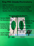 RING Wired Doorbell Plus (auch bekannt als Video Doorbell Pro 1) und Premium-Türklingelhalterung für Vinyl, Hardi-Platten, Aluminium, Zeder [Verkleidung auswählen] [5 Farben]
