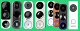Hikvision DS-HD1, RCA (hsdb2a), EzViz (db1), LaView, Nelly's and LTS video doorbell Mount for Vinyl, Hardi board, Aluminum, Cedar