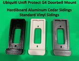 Ubiquiti UNifi Protect G4 video doorbell Mount for Vinyl, Hardi board, Aluminum, Cedar