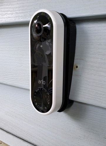 ARLO Reolink Wemo  Video Doorbell Mount for Vinyl, Hardi board, Aluminum, Cedar [Choose Siding] [5 colors]