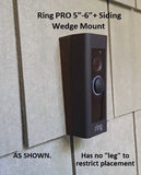 RING Wired Doorbell Plus (auch bekannt als Video Doorbell Pro 1) und Premium-Türklingelhalterung für Vinyl, Hardi-Platten, Aluminium, Zeder [Verkleidung auswählen] [5 Farben]