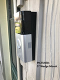 Halterung passend für Ring Video Doorbell, Battery Doorbell Plus, Battery Doorbell PRO, Original, Ring 2, Ring 2. Generation, Ring 2020, Ring 4, Ring 3, Ring 3 PLUS, abgewinkelte Türklingelhalterung für Zedernholz, Zement, Vinylverkleidung