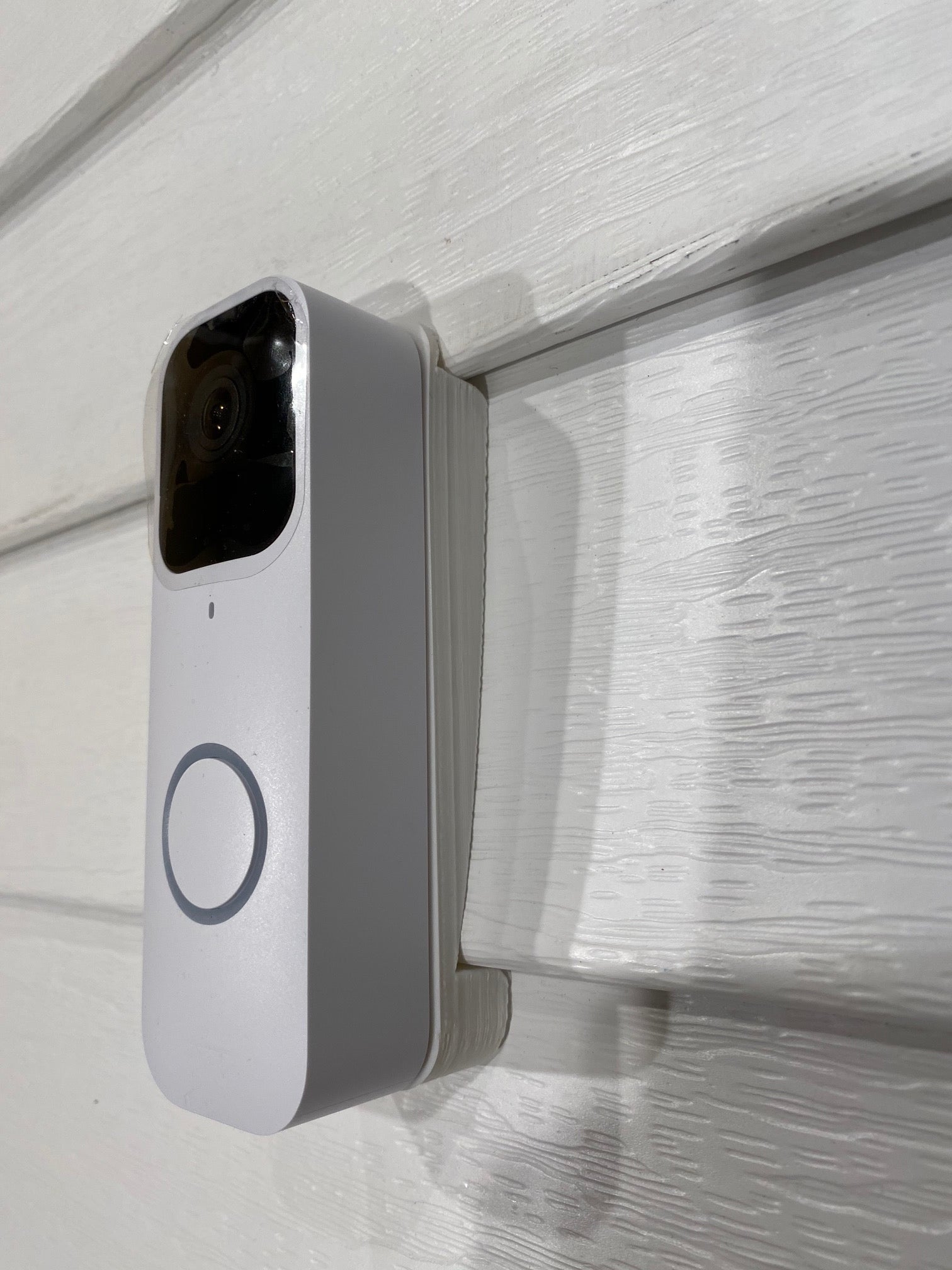 Reolink POE and Wifi Models Video Doorbell Mount for Vinyl, Hardi Board,  Aluminum, Cedar choose Siding 5 Colors 