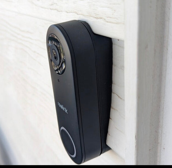 Reolink POE and Wifi Smart Video Doorbell Mount for Vinyl, Hardi board, Aluminum, Cedar [Choose Siding] [5 colors]