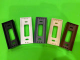Ring Wired Doorbell Pro (Video Doorbell Pro 2) Türklingel-Premiumhalterung für Vinyl, Hardi-Platten, Aluminium, Zeder [Verkleidung auswählen] [5 Farben]
